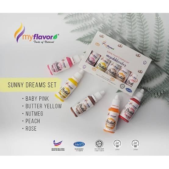 

My Flavor Gel Food Color Pastel - Pewarna Makanan/Kue Halal 25G