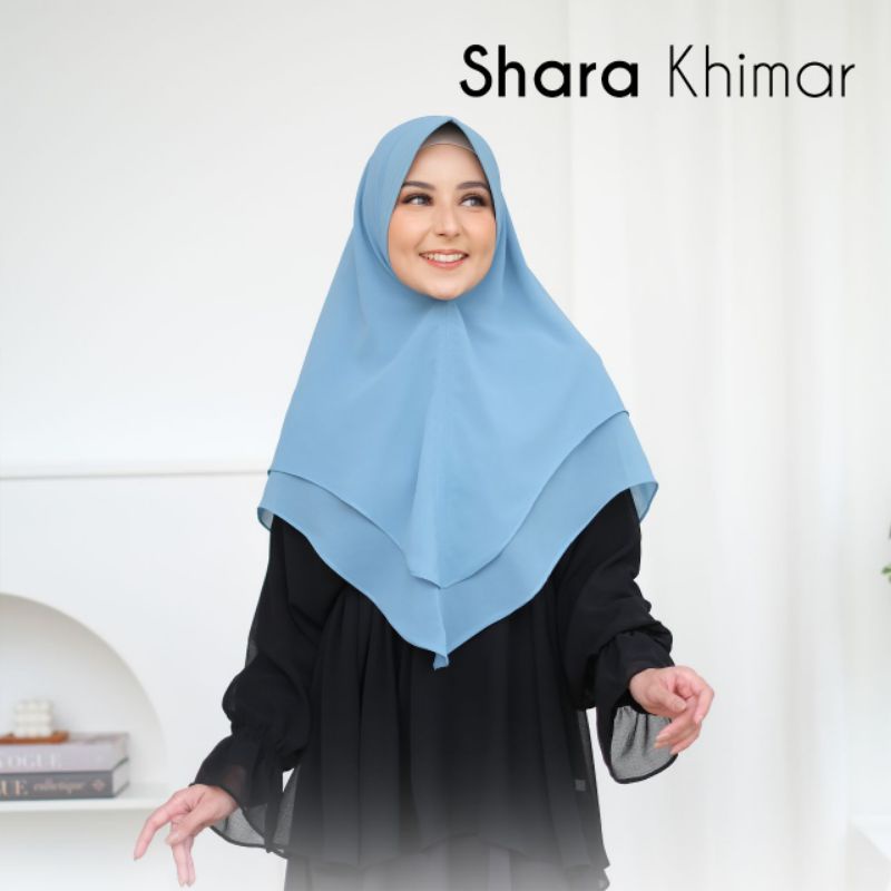Khimar Jumbo 2 Layer Shara Khimar