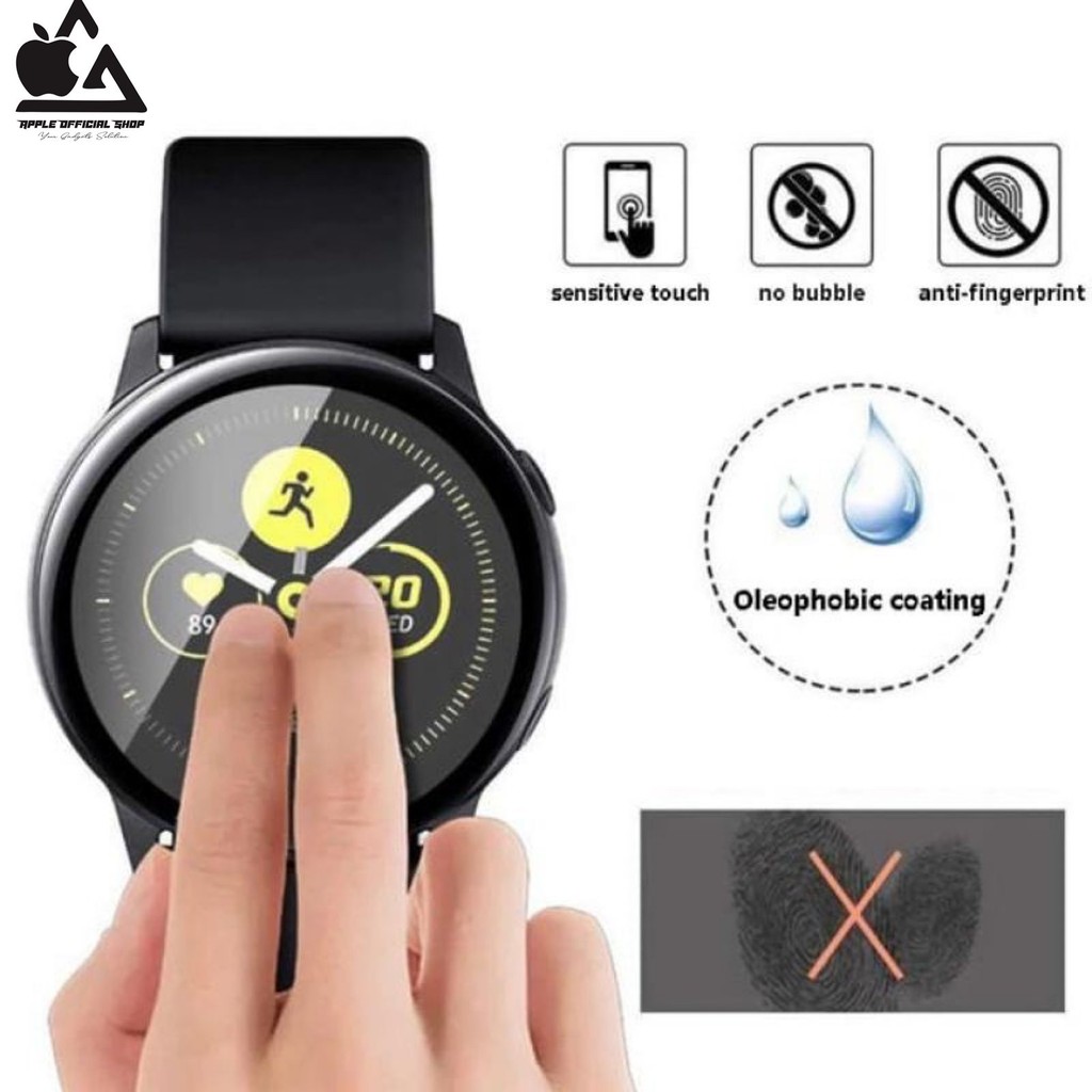 Tempered Glass SAMSUNG GALAXY WATCH ACTIVE 2 FULL CURVE 40mm,44mm Nano Technology