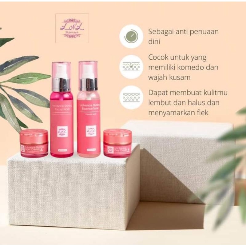 1 PAKET LNL Skincare(SHINING)