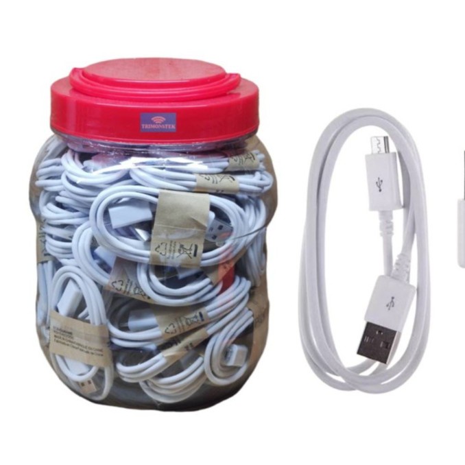 CUAN AKSESORIS - KABEL DATA SAMSUNG S4/S6 TOPLESAN ISI 50 PCS MICRO USB