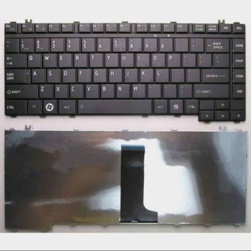 Keyboard Toshiba DynaBook B450 B452 B550 B550/B B551 B551/C B551/D B551/E B552 B552/F B552/G B650 B652 Series HITAM