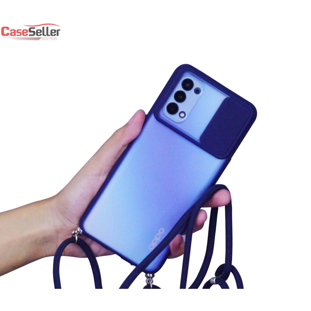 CaseSeller - Case Samsung A10/M10 | A11 | A10S/M01S | A01 Core Case Tutup Lensa + Tali