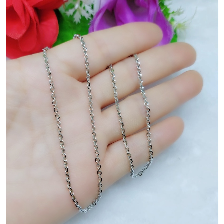 Kalung xuping rantai polos lapis emas (lebar 2.3mm)