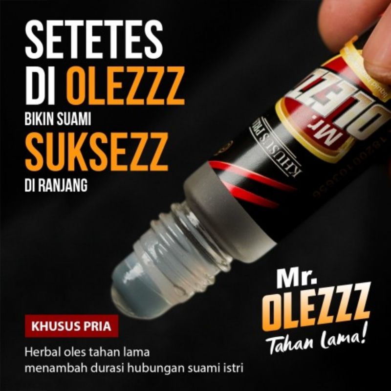 minyak oles stamina pria - MR OLEZZ 5ml - obat kuat oles - stamina pria - vitalitas pria