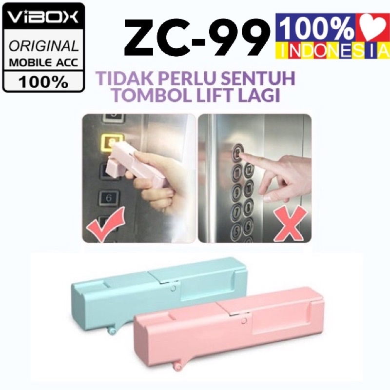 vibox Zero Contact Tools zc-99 Alat Pelindung Diri Anti Sentuh Virus Hand Sanitizer Gel Disinfektan Spray Tool original