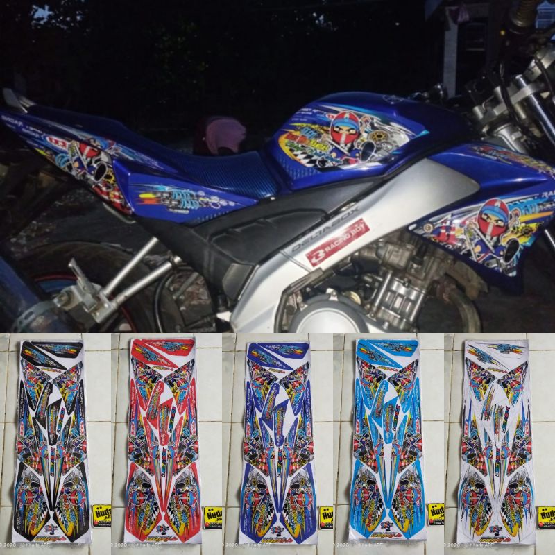 STRIPING STIKER VARIASI VIXION OLD 2012 l STRIPING VARIASI VIXION LAMA 2010 2012 I STRIPING VIXION O