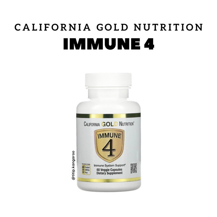 Иммунный комплекс 4 витамин. California Gold Nutrition immune 4 60 капсул.