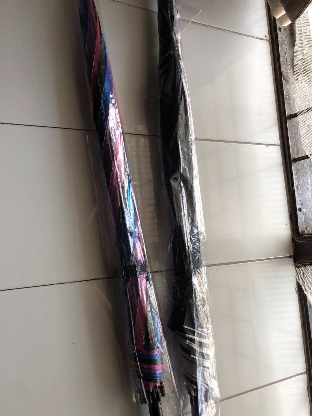 Jktumbrella / Payung Tongkat Polos / Gagang Warna / Sablon Promosi / Grc - 75008