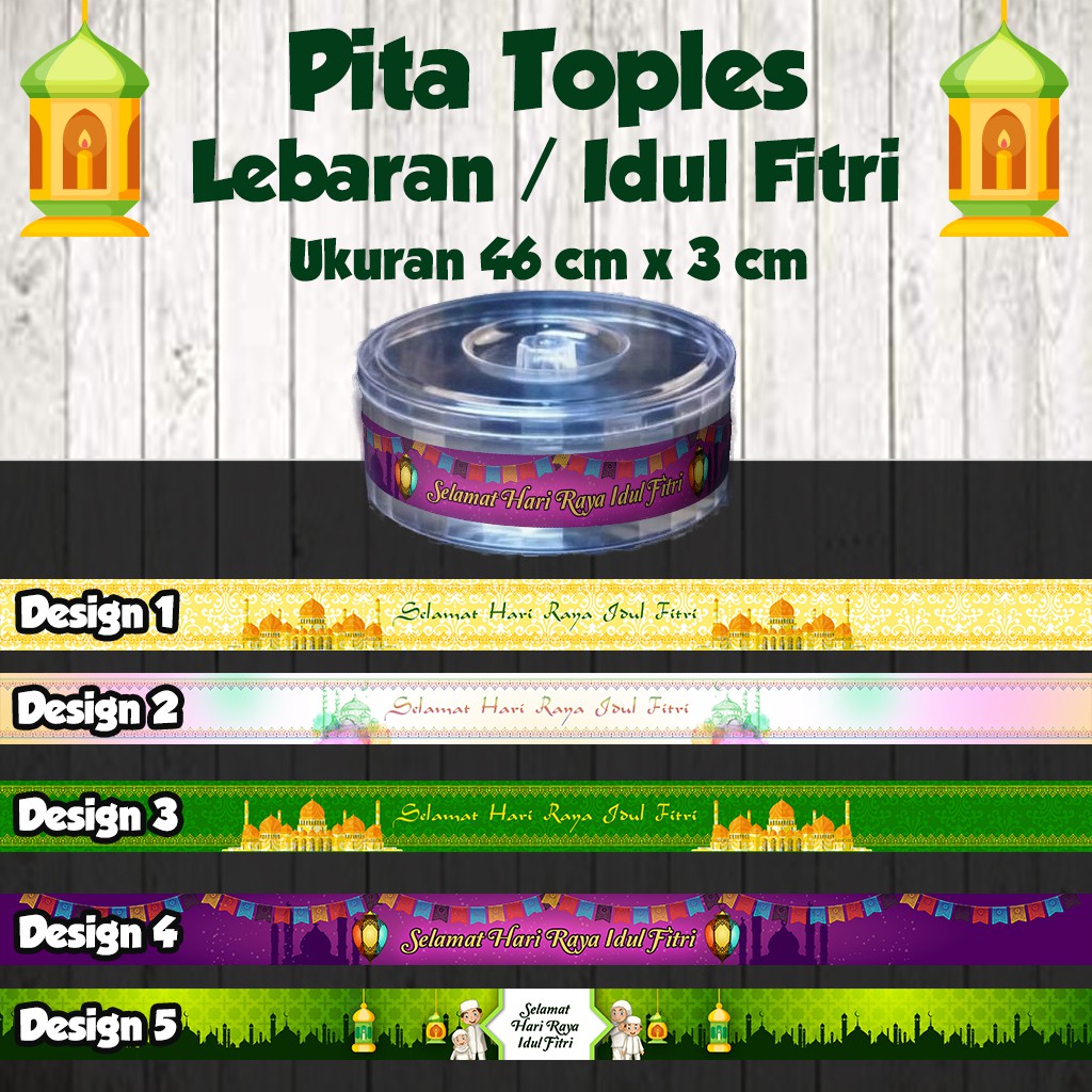 

Pita Toples Idul Fitri - 1 pack isi 12 pcs