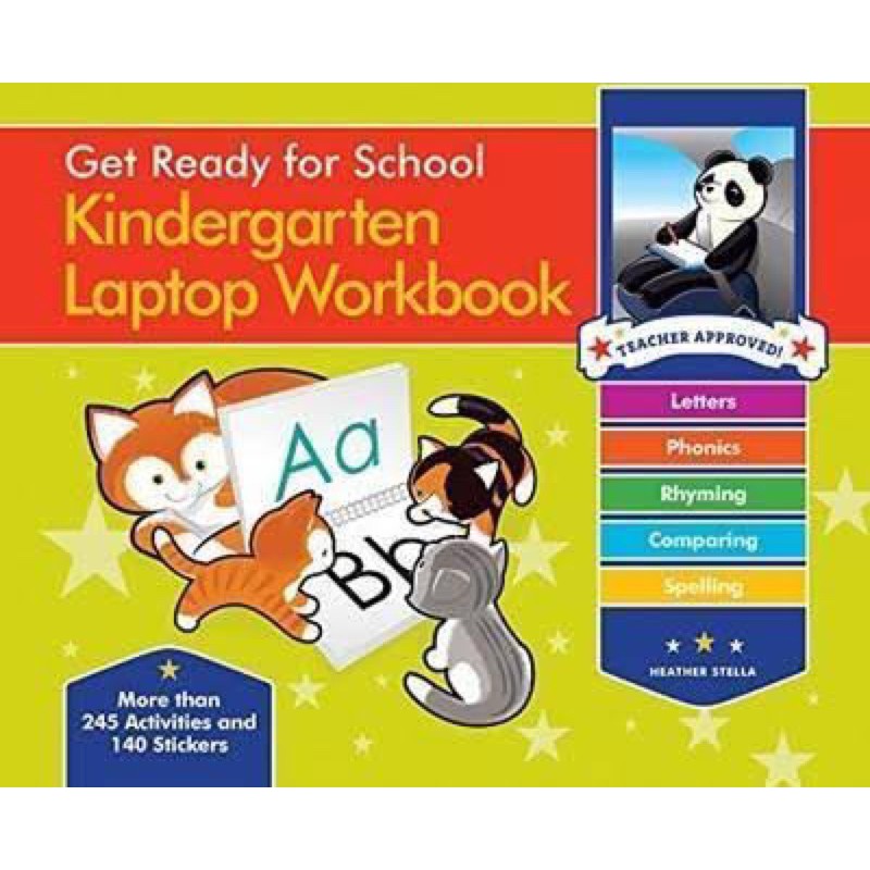 Kindergarten Laptop Workbook