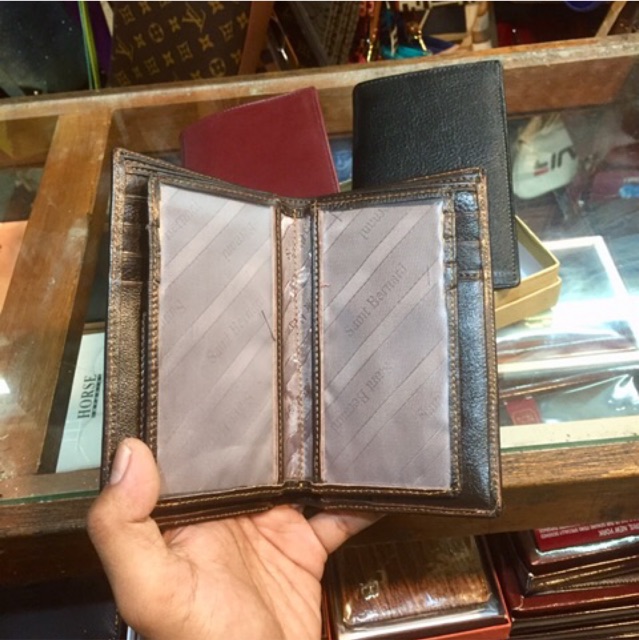 Dompet pria/wanita kulit asli lokal ukuran tanggung 3/4 #dompet #dompetpria #dompetkulit #dompet