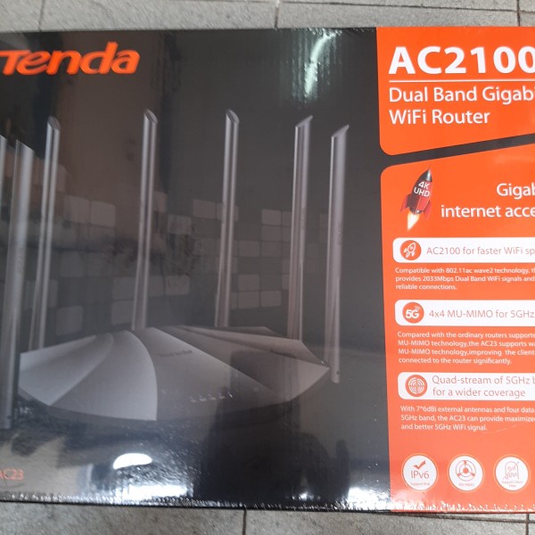 Router Tenda - AC23 AC2100 Dual Band Gigabit