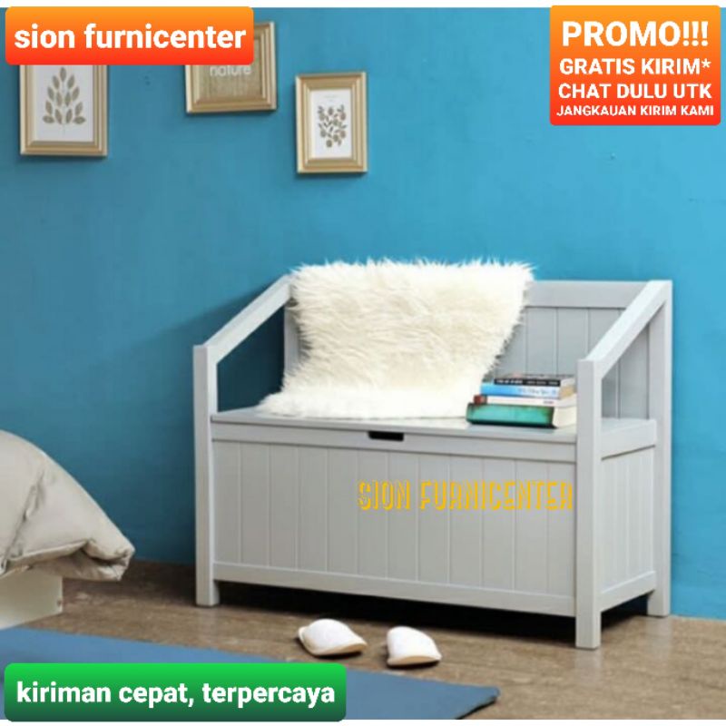 sofa bench storage / bangku sofa / bench / stool minimalis / sofa penyimpanan serbaguna / storage be