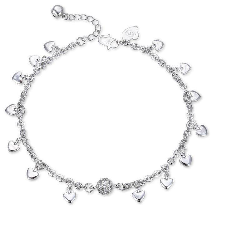 Sudah READY.. Hyl Jewelry 01a COD Gelang Kaki  Perempuan Harian