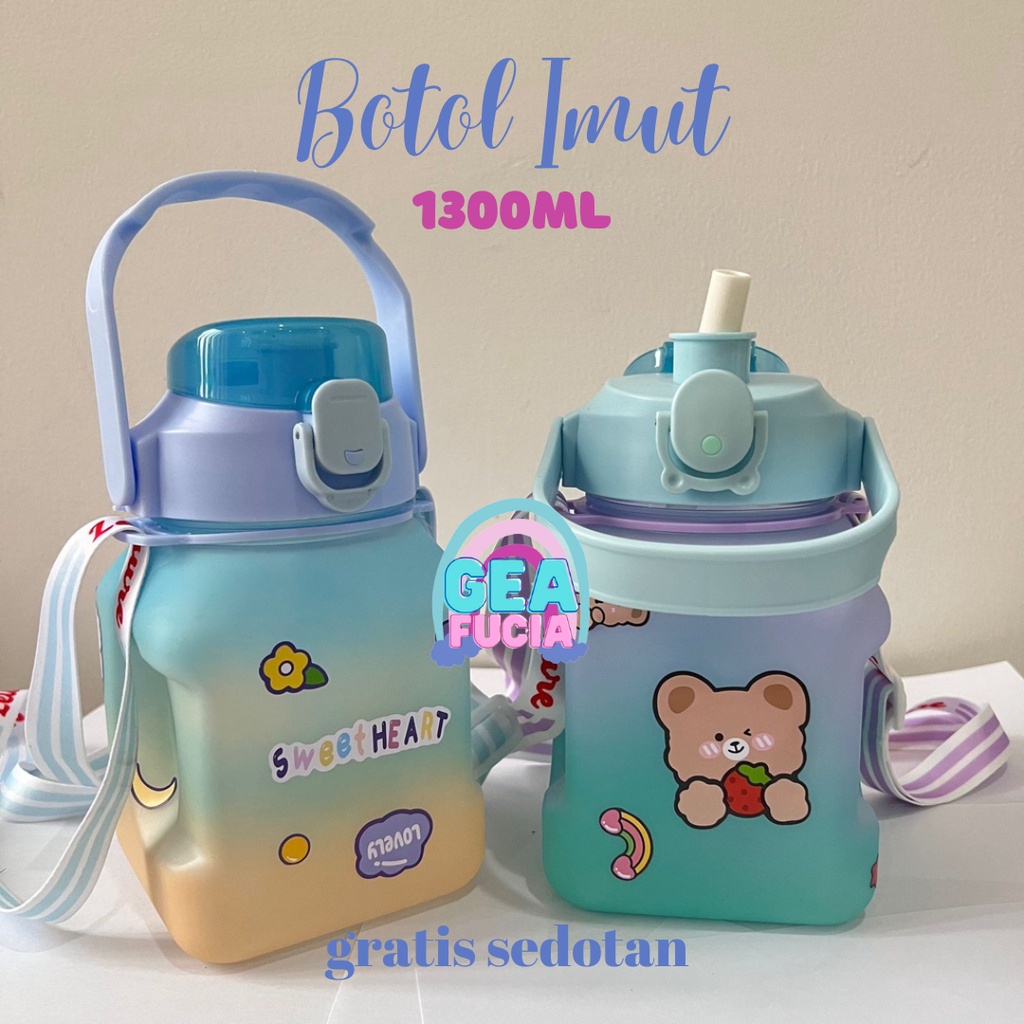 BOTOL MINUM IMUT TUMBLER FREE SEDOTAN
