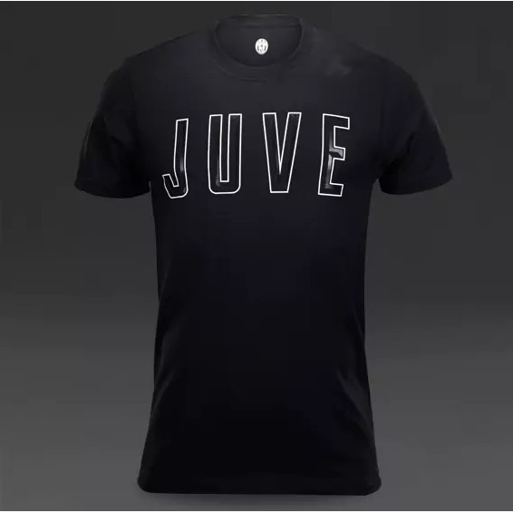 Kaos Tshirt Combed 30S Juve Juventus black 2017/2018