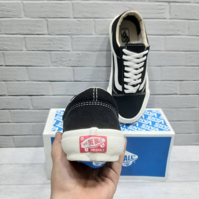 sepatu vans original old skool og black white sepatu casual sepatu laki laki