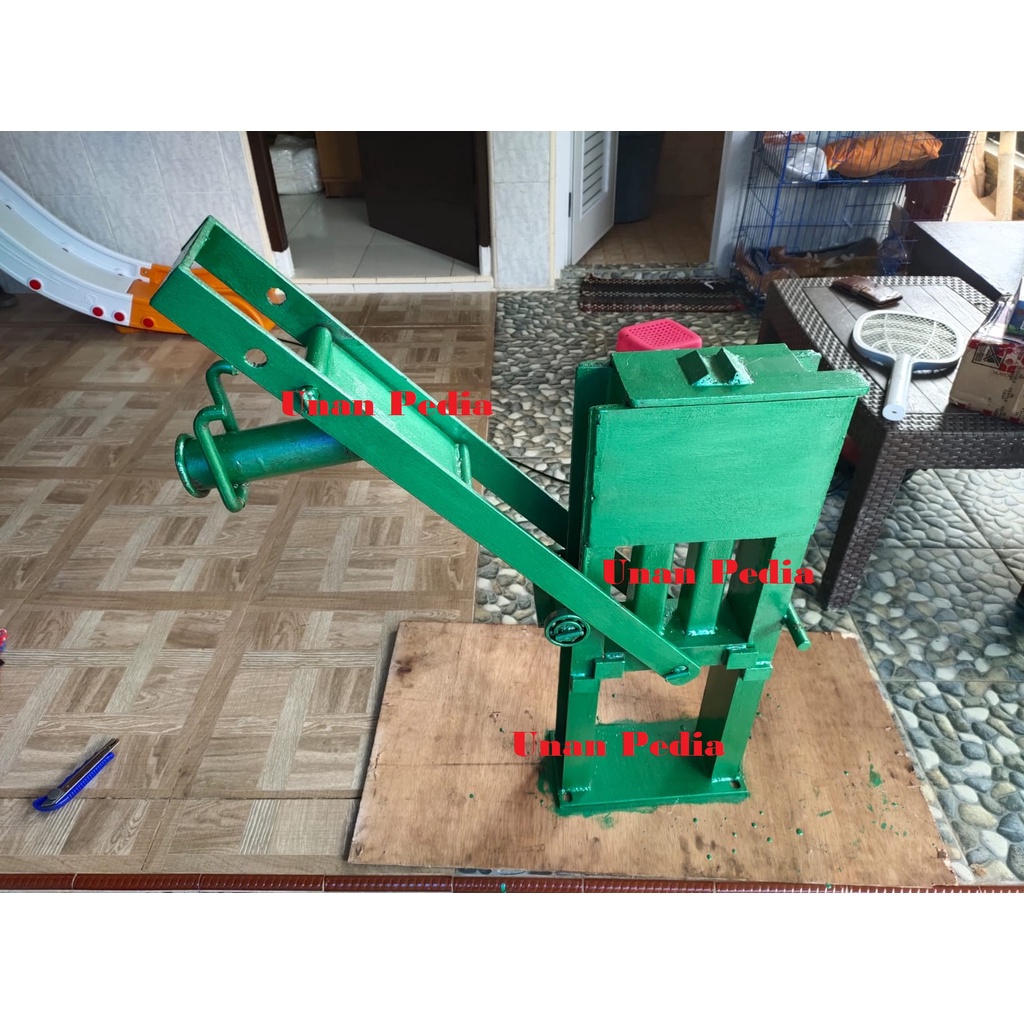 Cetakan Batako Lubang 3 Manual - Cetakan Paving Segi 6 - Alat Cetak Batako Manual Press Genjot - Ala