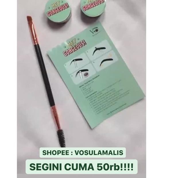 ○ Brow Henna Hey Gorgeous buy 1 get 1 FREE PENSIL ALIS (WATERPROOF) ♠