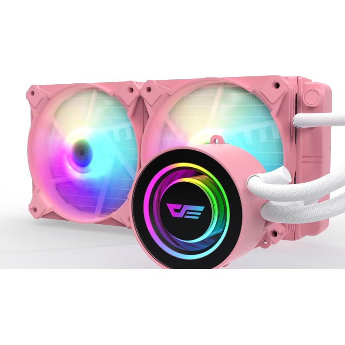 Aigo DarkFlash DX240 RGB - Pink Edition Liquid Cooler