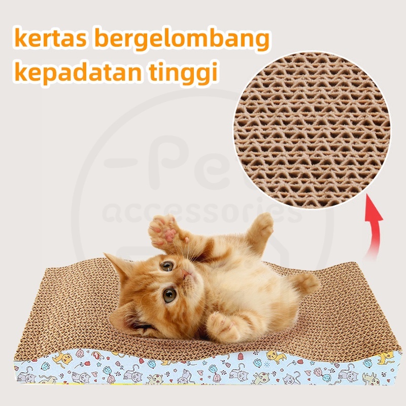 Mainan Papan Garukan Kucing Papan Garuk Kucing Mainan Ahan Lama Dan Tahan Di Garuk Menyenangkan Cat Toys Mainan Hewan Peliharaan