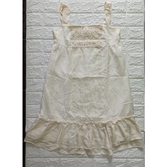 Dress Katun mix Brukat preloved