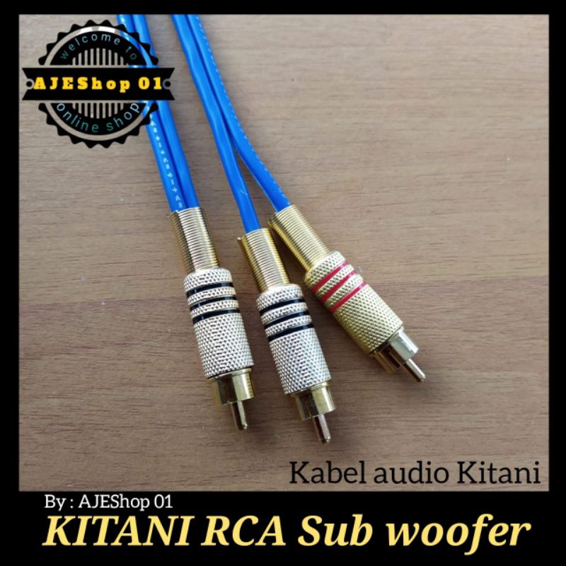 Kabel RCA subwoofer / RCA 2-1 subwoofer