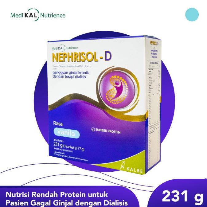 

[COD] Nephrisol-D - Vanila 231 Gram [COD]