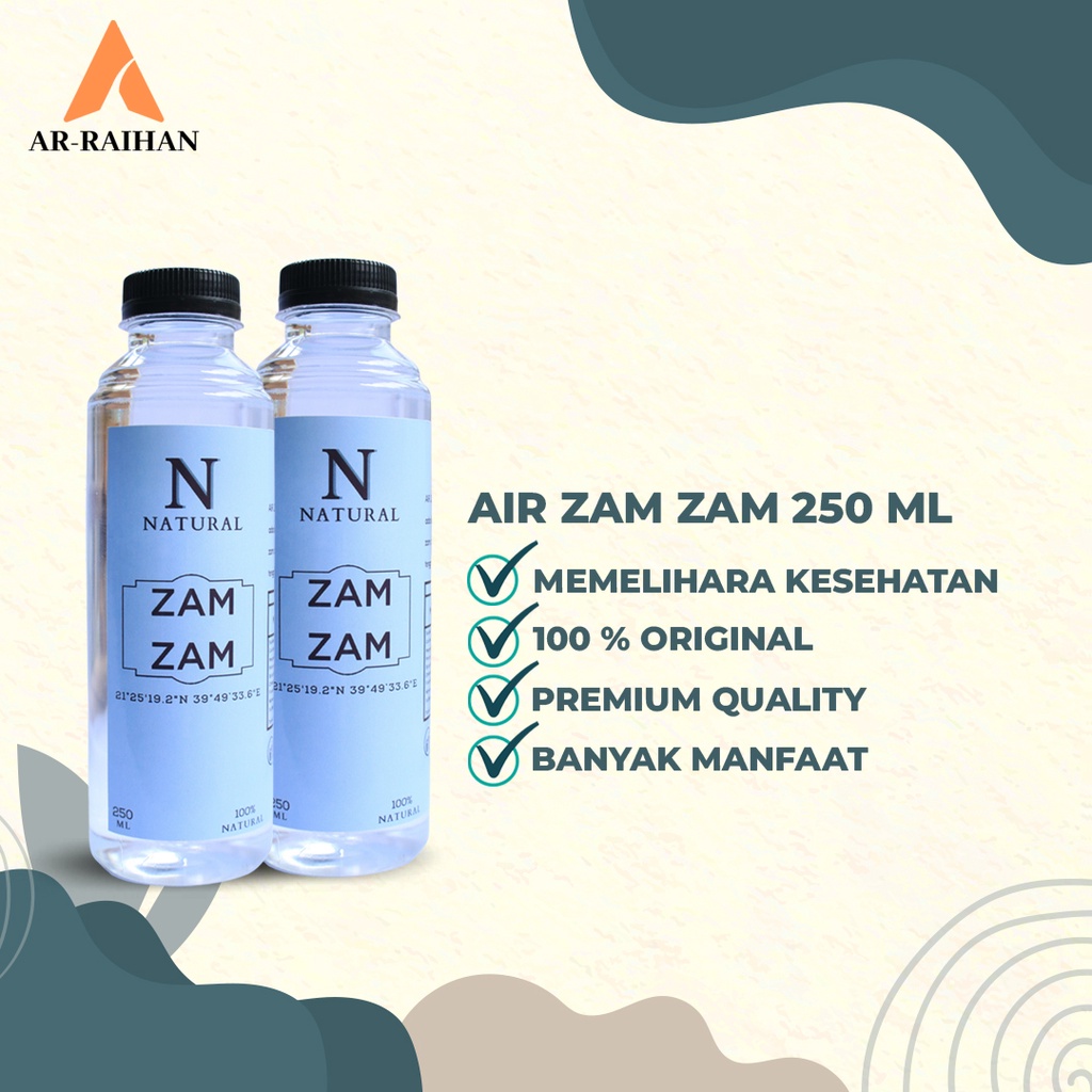 

Air zamzam 250ml / air zam zam 100% original