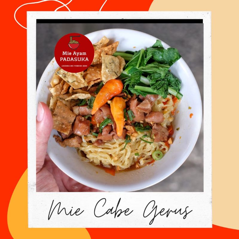

frozen mie ayam cabe gerus