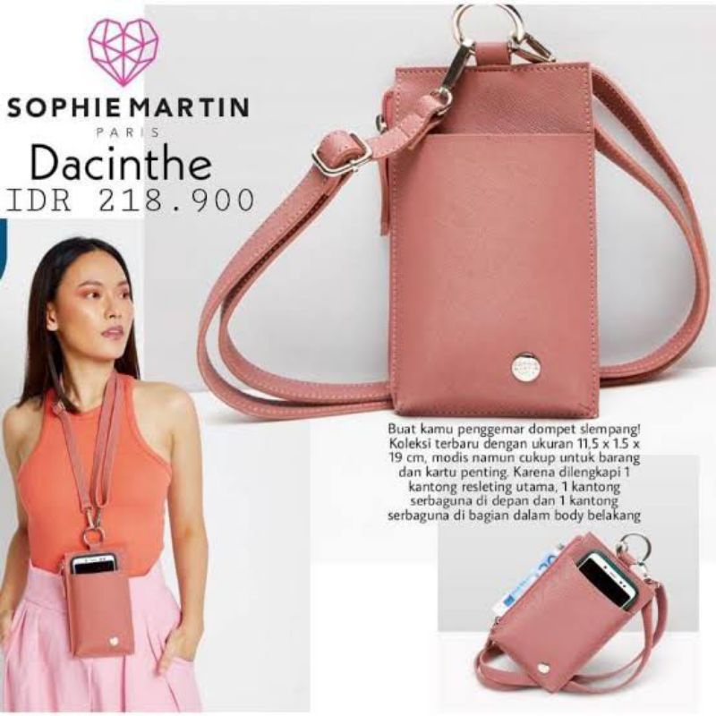 tas dacinthe sophie martin/tas selempang sophie martin/sophie paris/tas selempang terbaru