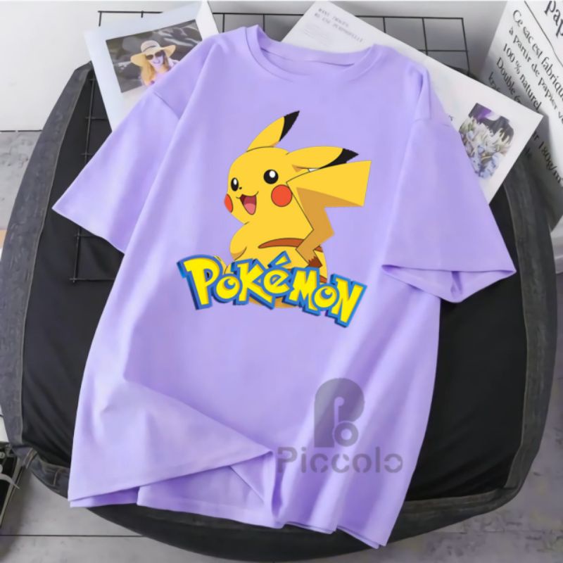 baju kaos anak anak pokemon go bahan  cotyon