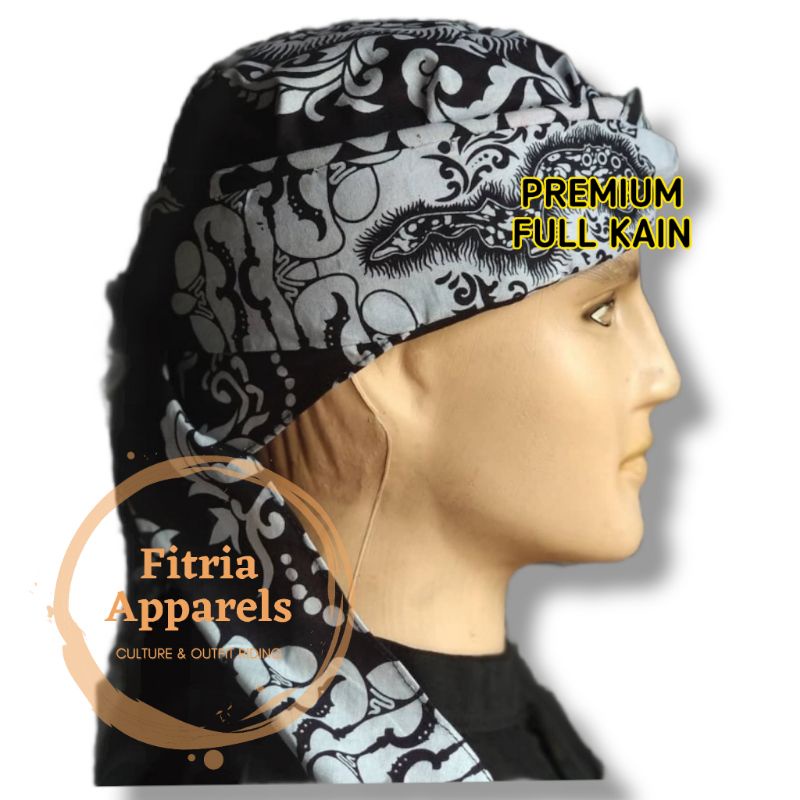 iket Sunda parekos FULL KAIN praktis - barangbang semplak - iket - bendo - udeng - totopong - blangk