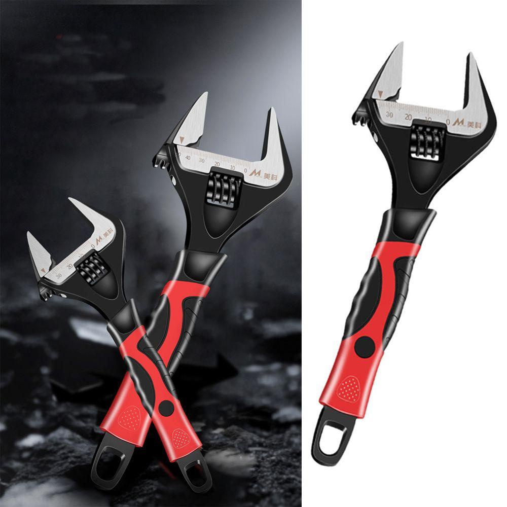 POPULAR Populer Adjustable Wrench Short Handle Nut Kunci Spanner Hand Tools