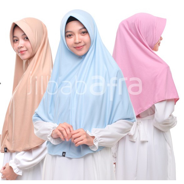 Amira L - Bergo Antem Jilbab Afra Ukuran L