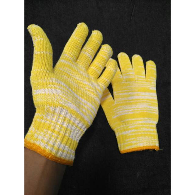 Sarung tangan kevlar kuning Anti Bacok