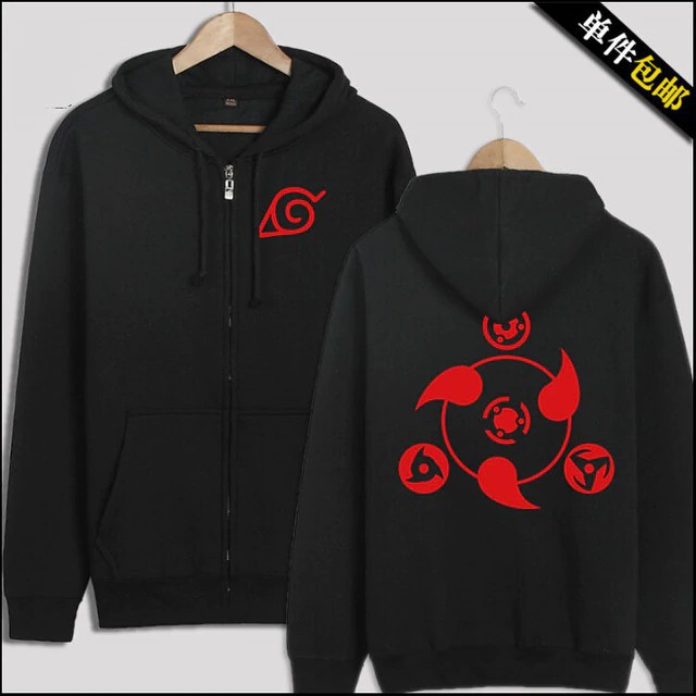 Jaket Naruto Anime Uchiha Sharingan Harajuku Big size/ All Size/ Size S M L XL XXL XXXL XXXXL XXXXXL