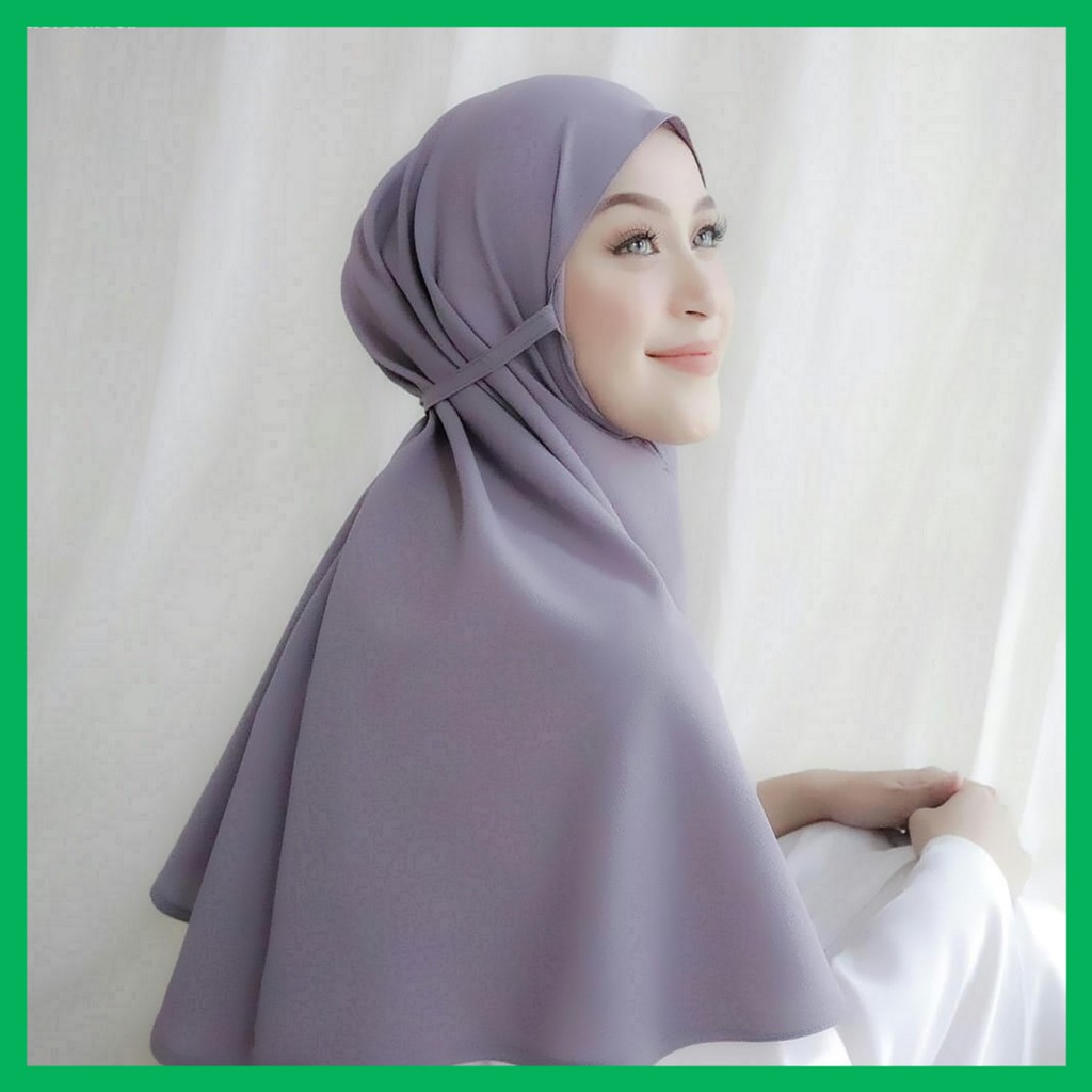 Jilbab Original Bergo Maryam Diamond Tali by Cileunyi Collection HIjab Khimar Amira Diamond Instan