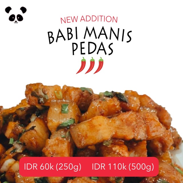 

Babi Samcan Manis Pedas - Ready to Eat