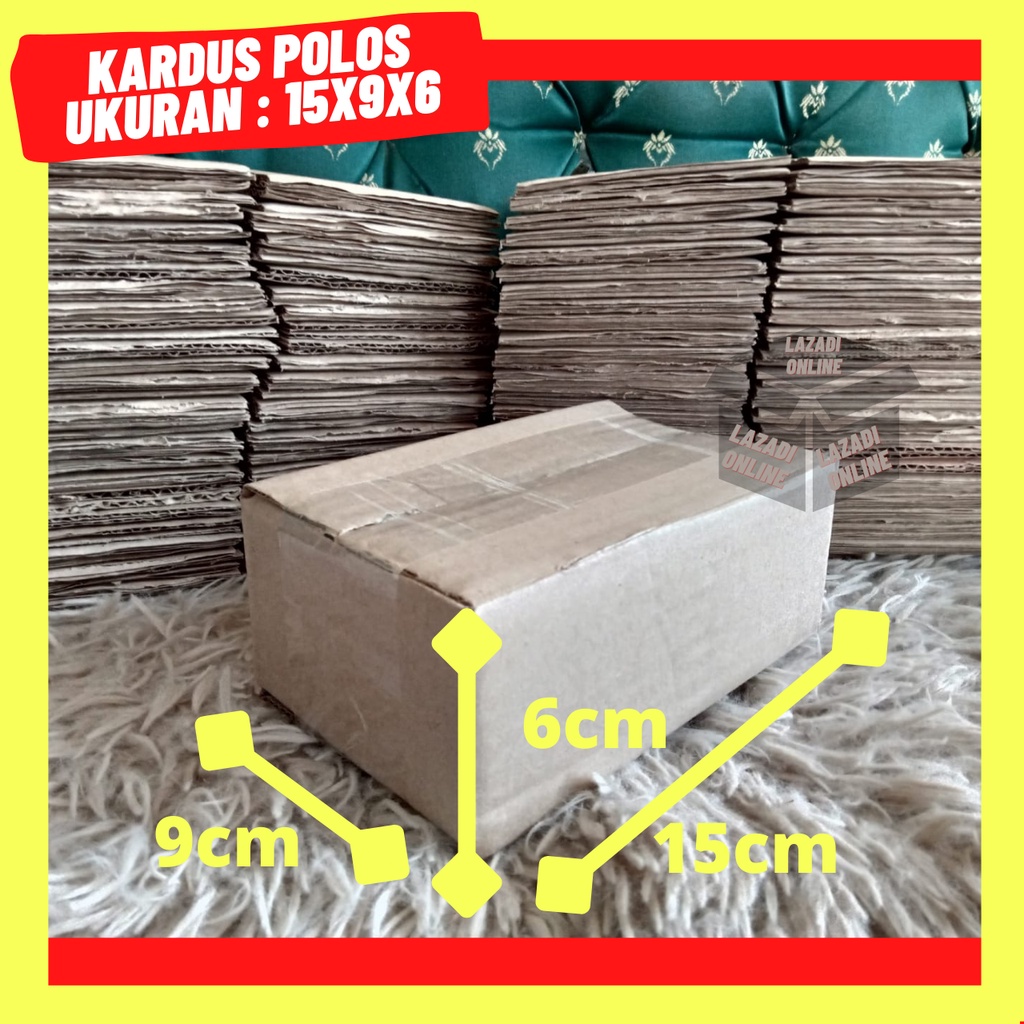 

kardus dus Polos 15x9x6 box kotak packing pack peking paking murah termurah terlaris