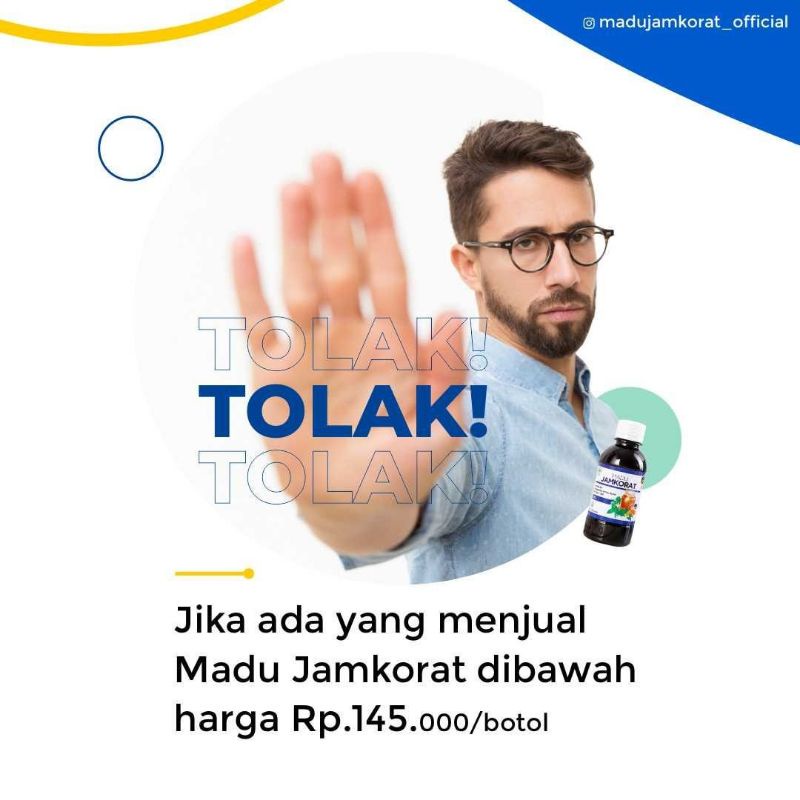 Madu JAMKORAT Asli | Obat Kolesterol Dan Asam Urat Herbal | Melancarkan Peredaran Darah