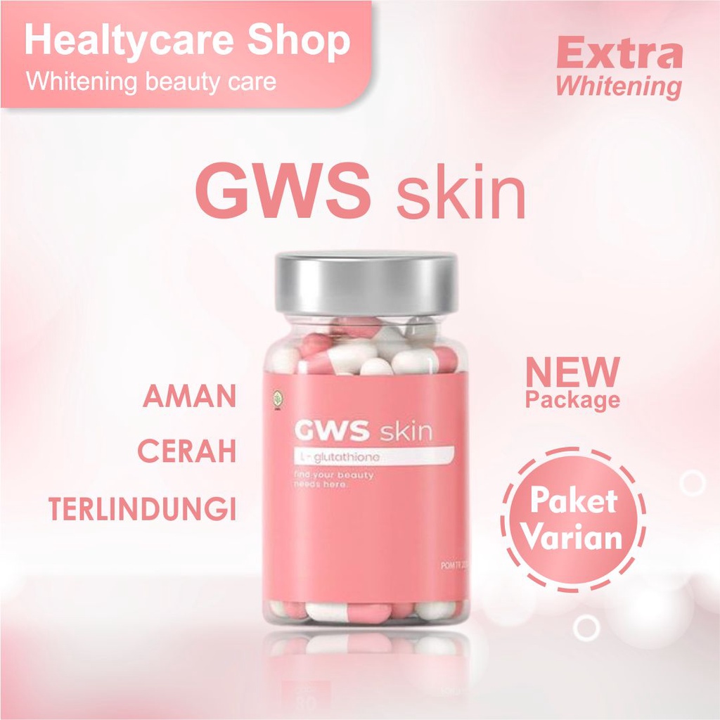 GWS SKIN Whitening Body Pemutih Badan 7X Extra Booster Pemutih Kulit Seluruh Tubuh & Suplemen Pemuti