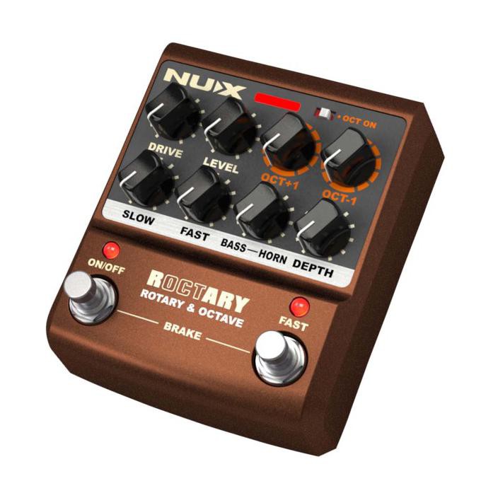 Gitar Sound Effect Nux Roctary Speaker Simulator Octave