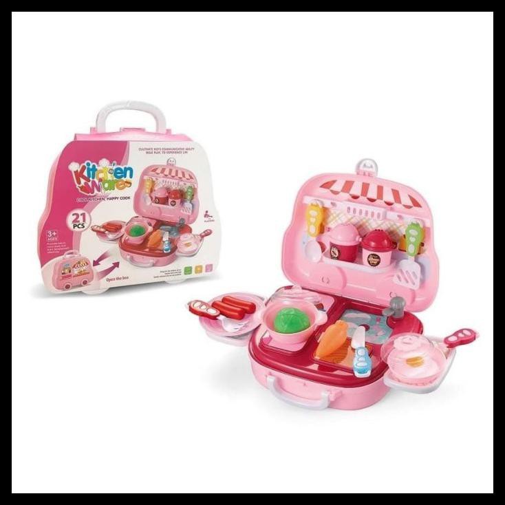 Mainan Anak Kitchen Ware Set Koper - Mainan Masak-Masakan Anak Kecil