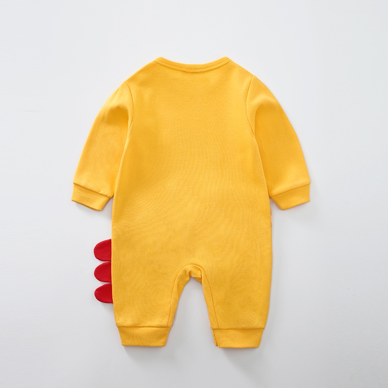 [COD] jumper bayi motif DINO KUNING / baju bayi lengan panjang / jumper baby lucu import premium BA-202/Babylovanta