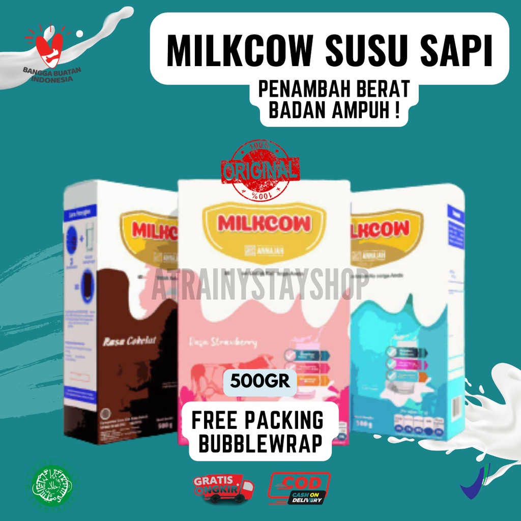 MILKCOW SUSU PENAMBAH NAFSU MAKAN ORIGINAL 100% PENAMBAH BERAT BADAN