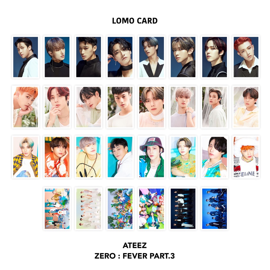 Lomo Card Ateez Zero: Fever Part 3