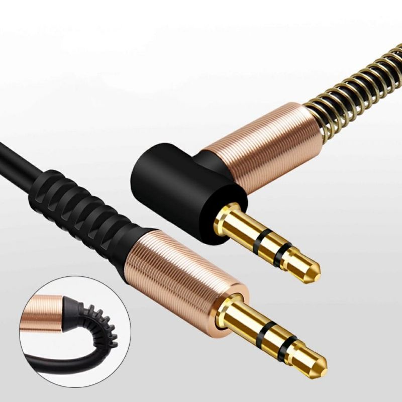 Kabel Aux 1x1 Jack 3.5mm Kabel Audio Aux Jack Kabel Aux Metal Kabel Audio ke jack