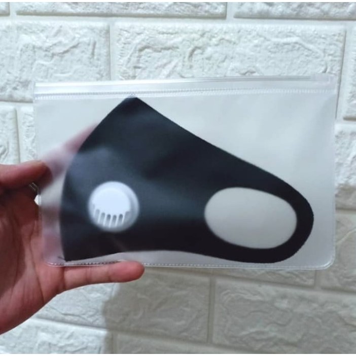 Tempat Penyimpanan Masker / Tempat Masker / Plastik Zipper Mika / Pouch Zipper